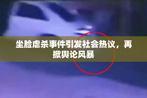 坐脸虐杀事件引发社会热议，再掀舆论风暴