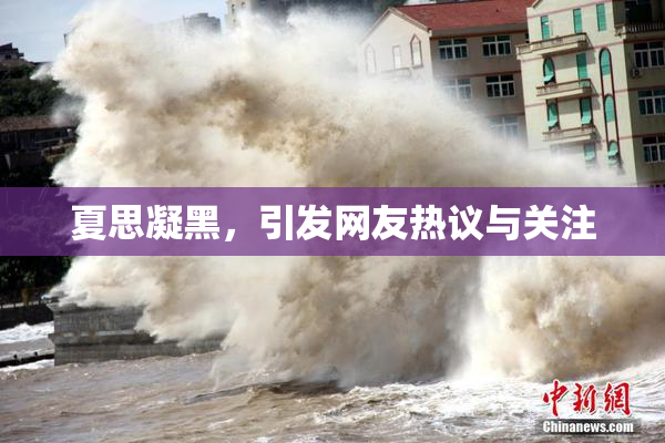 夏思凝黑，引发网友热议与关注