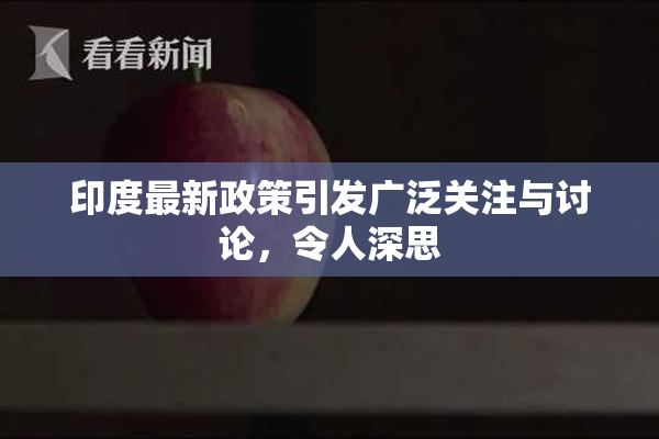 印度最新政策引发广泛关注与讨论，令人深思