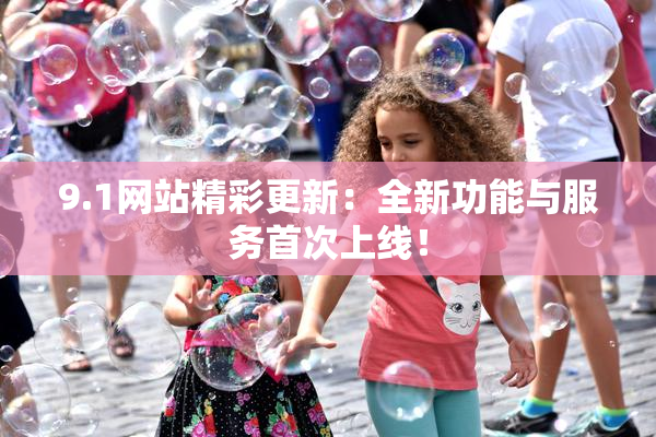 9.1网站精彩更新：全新功能与服务首次上线！
