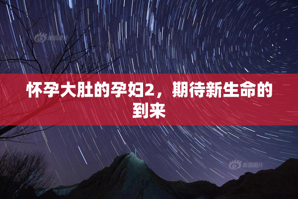 怀孕大肚的孕妇2，期待新生命的到来