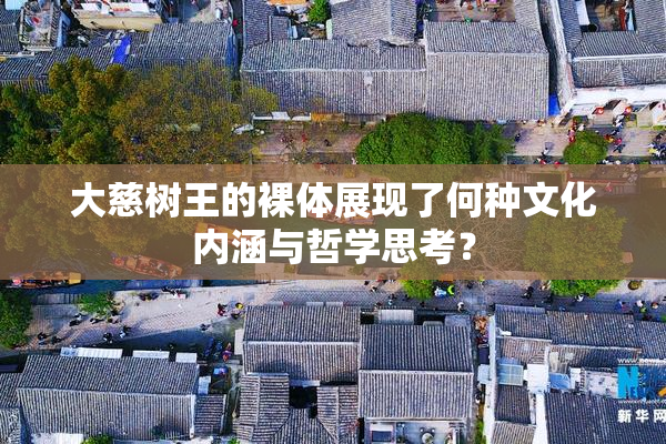 大慈树王的裸体展现了何种文化内涵与哲学思考？