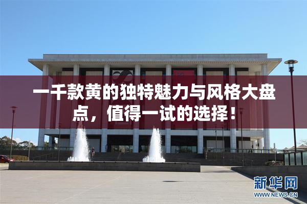 一千款黄的独特魅力与风格大盘点，值得一试的选择！