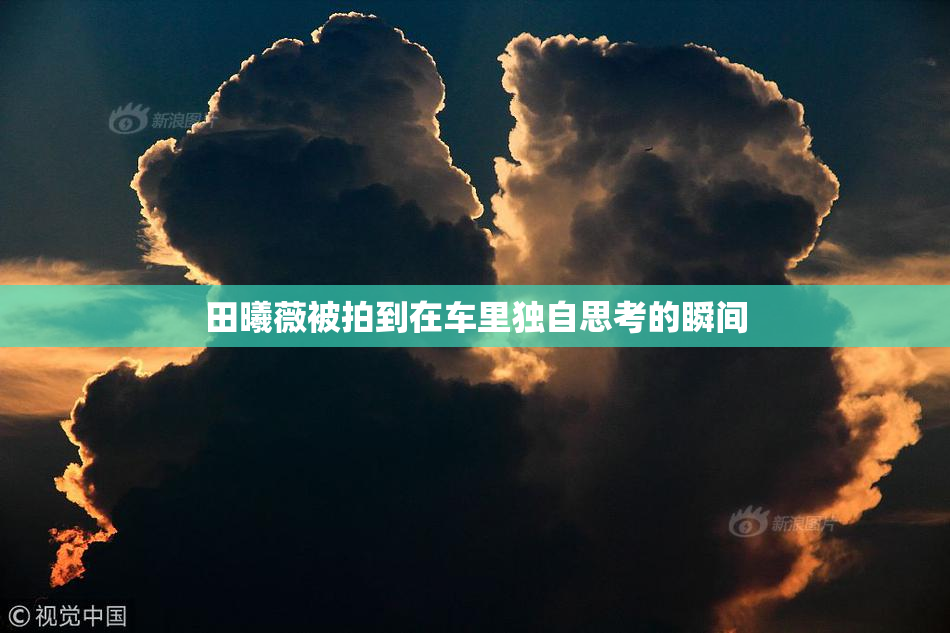田曦薇被拍到在车里独自思考的瞬间