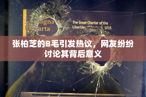 张柏芝的B毛引发热议，网友纷纷讨论其背后意义