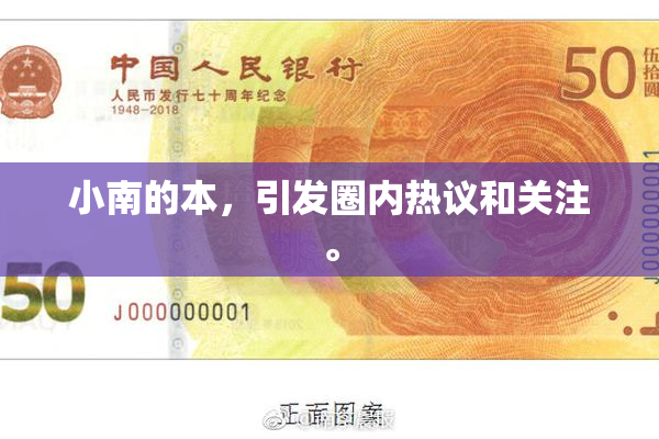 小南的本，引发圈内热议和关注。