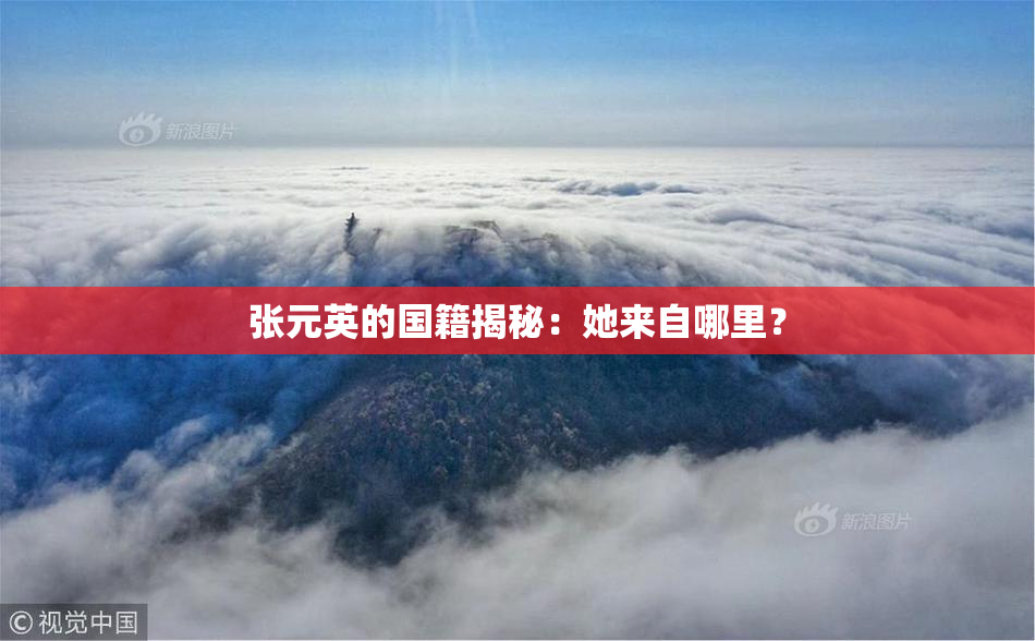 张元英的国籍揭秘：她来自哪里？