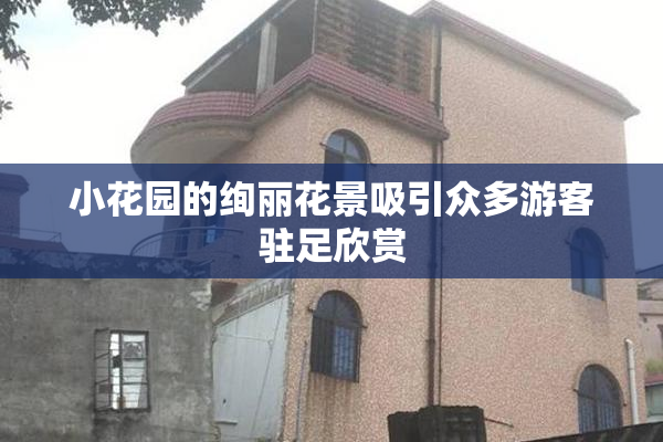 小花园的绚丽花景吸引众多游客驻足欣赏