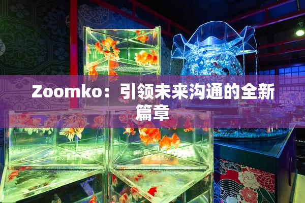 Zoomko：引领未来沟通的全新篇章