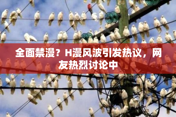 全面禁漫？H漫风波引发热议，网友热烈讨论中