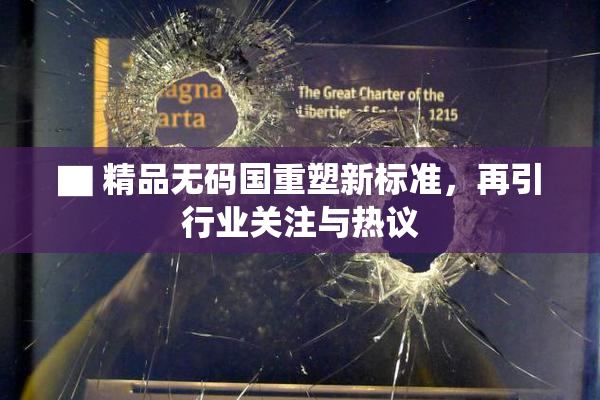 ▇ 精品无码国重塑新标准，再引行业关注与热议