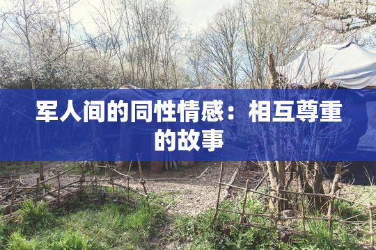军人间的同性情感：相互尊重的故事