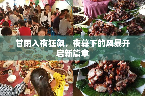 甘雨入夜狂飙，夜幕下的风暴开启新篇章