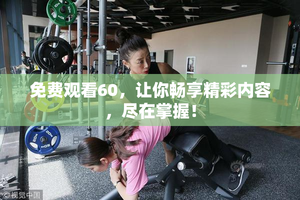 免费观看60，让你畅享精彩内容，尽在掌握！