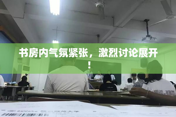 书房内气氛紧张，激烈讨论展开！