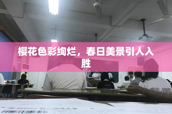 樱花色彩绚烂，春日美景引人入胜
