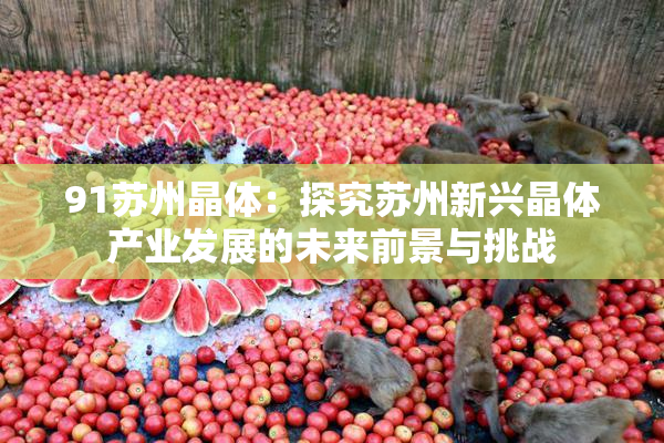 91苏州晶体：探究苏州新兴晶体产业发展的未来前景与挑战