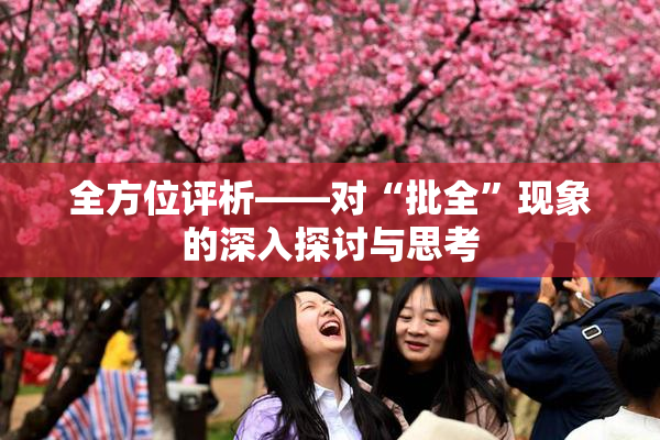 全方位评析——对“批全”现象的深入探讨与思考