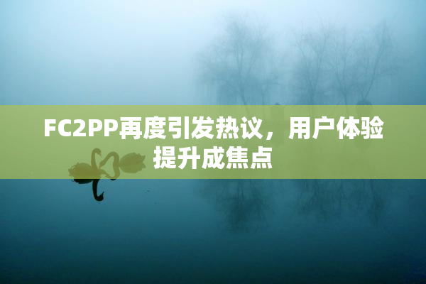 FC2PP再度引发热议，用户体验提升成焦点