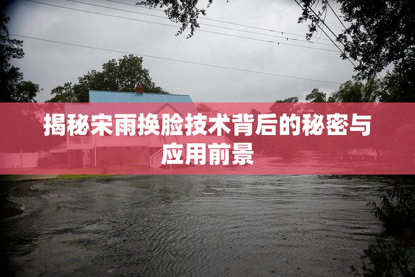 揭秘宋雨换脸技术背后的秘密与应用前景