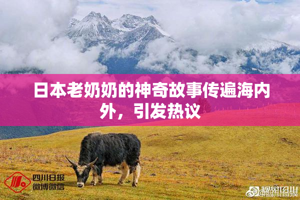 日本老奶奶的神奇故事传遍海内外，引发热议