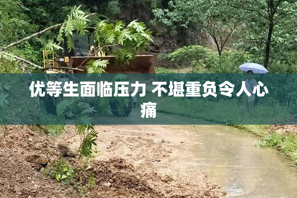 优等生面临压力 不堪重负令人心痛