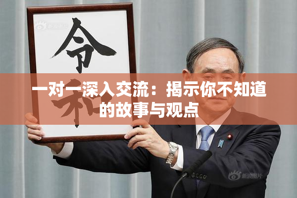一对一深入交流：揭示你不知道的故事与观点