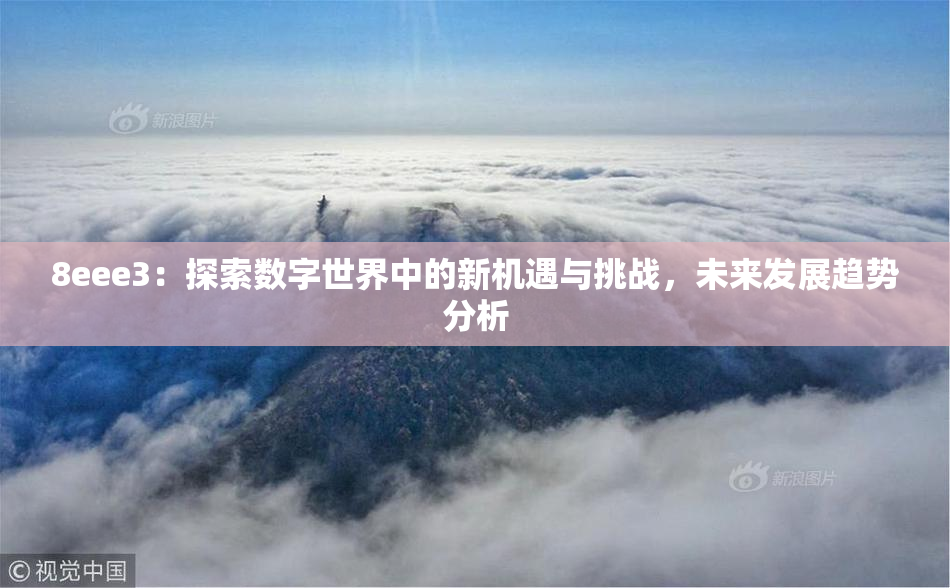 8eee3：探索数字世界中的新机遇与挑战，未来发展趋势分析