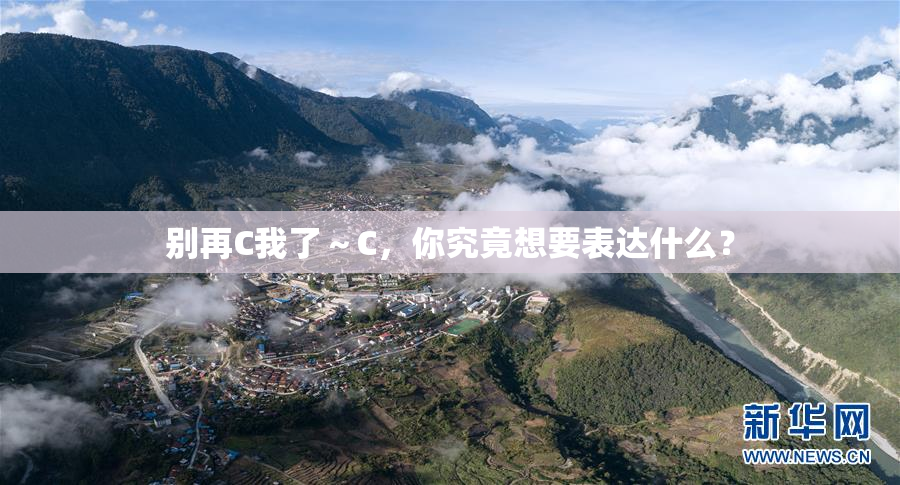 别再C我了～C，你究竟想要表达什么？