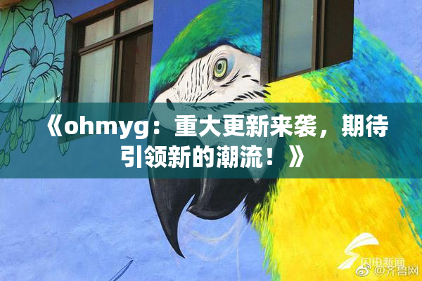 《ohmyg：重大更新来袭，期待引领新的潮流！》