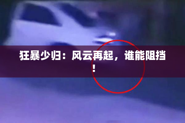 狂暴少归：风云再起，谁能阻挡！