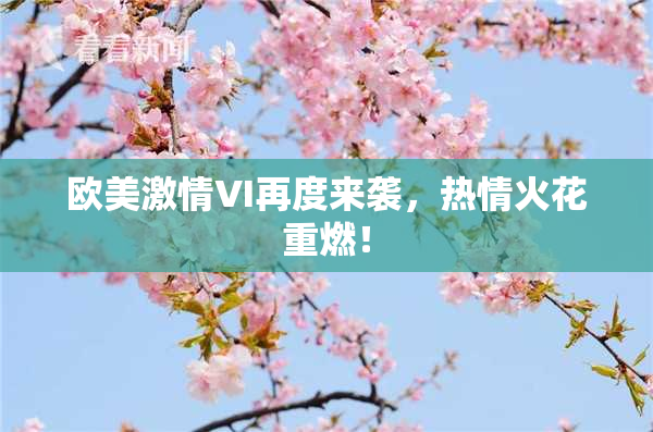 欧美激情VI再度来袭，热情火花重燃！