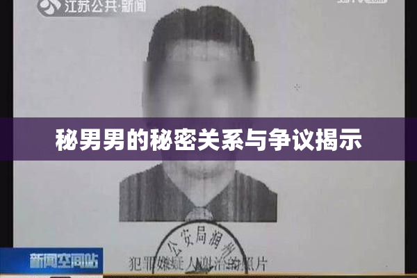 秘男男的秘密关系与争议揭示