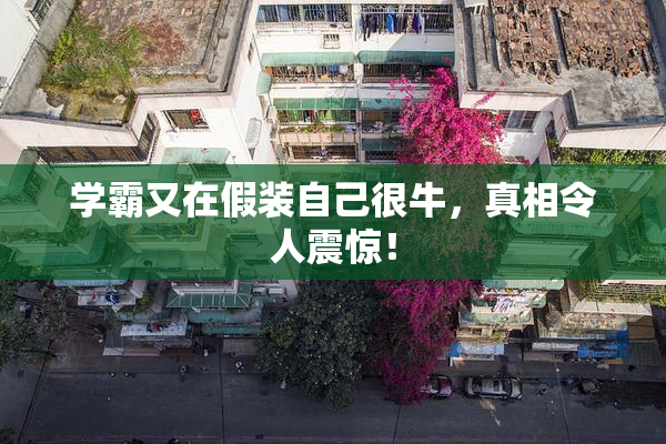 学霸又在假装自己很牛，真相令人震惊！