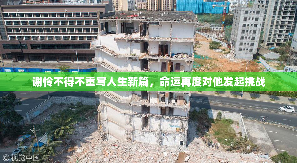 谢怜不得不重写人生新篇，命运再度对他发起挑战