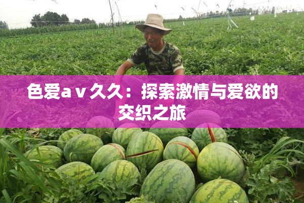 色爱aⅴ久久：探索激情与爱欲的交织之旅