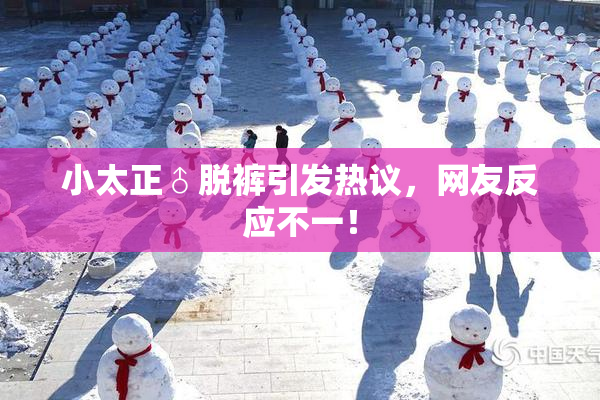小太正♂脱裤引发热议，网友反应不一！