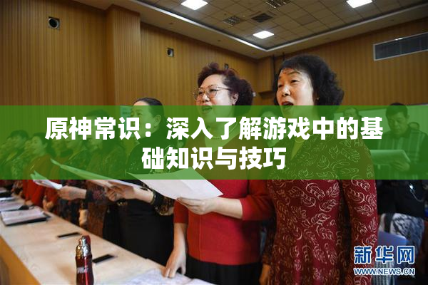 原神常识：深入了解游戏中的基础知识与技巧