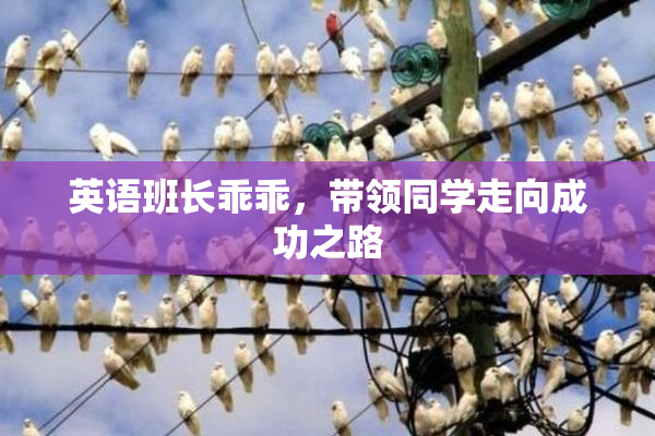英语班长乖乖，带领同学走向成功之路