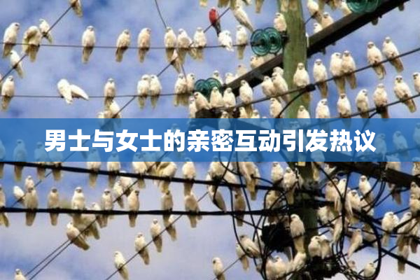 男士与女士的亲密互动引发热议