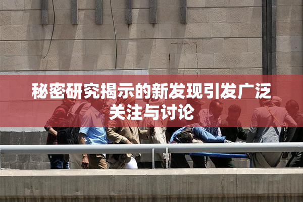 秘密研究揭示的新发现引发广泛关注与讨论