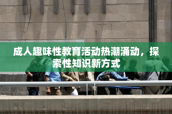成人趣味性教育活动热潮涌动，探索性知识新方式