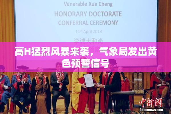 高H猛烈风暴来袭，气象局发出黄色预警信号