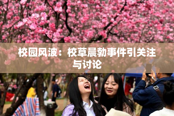 校园风波：校草晨勃事件引关注与讨论