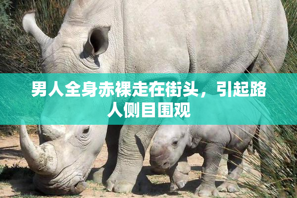 男人全身赤裸走在街头，引起路人侧目围观