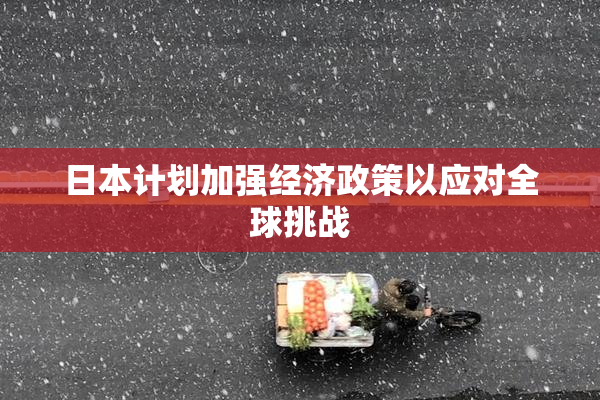 日本计划加强经济政策以应对全球挑战