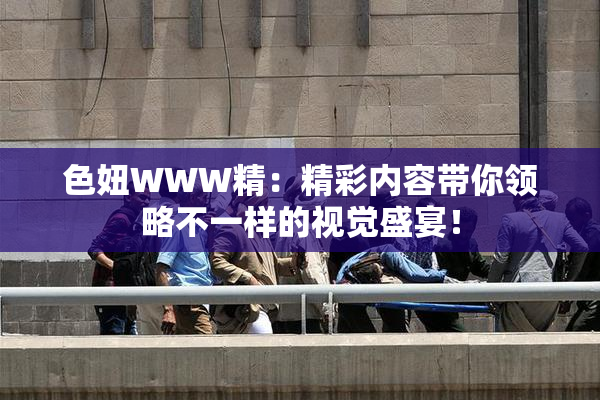 色妞WWW精：精彩内容带你领略不一样的视觉盛宴！