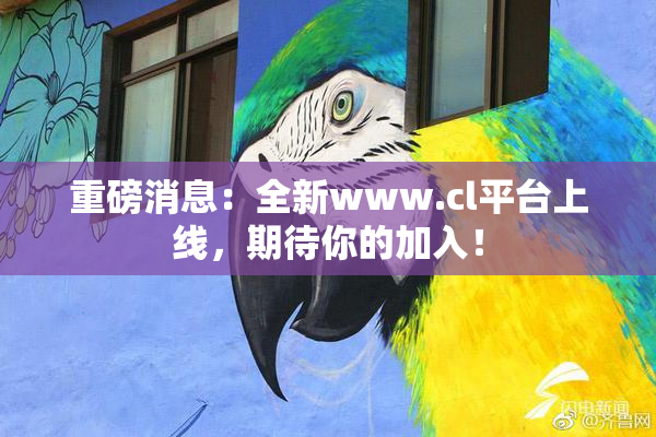 重磅消息：全新www.cl平台上线，期待你的加入！
