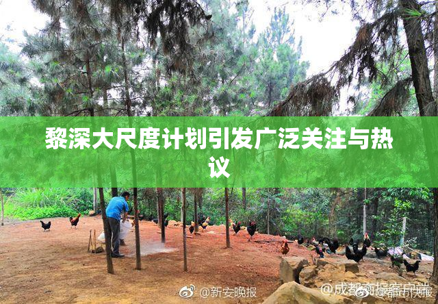 黎深大尺度计划引发广泛关注与热议