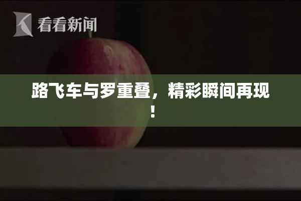 路飞车与罗重叠，精彩瞬间再现！